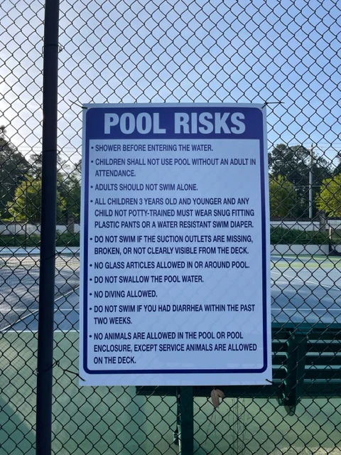 Pool Risks List