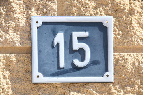 House Number Signs